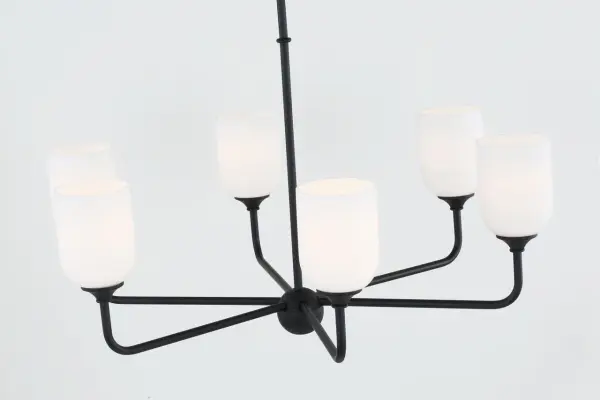 Emile Large Chandelier in Midnight Black - Image 5