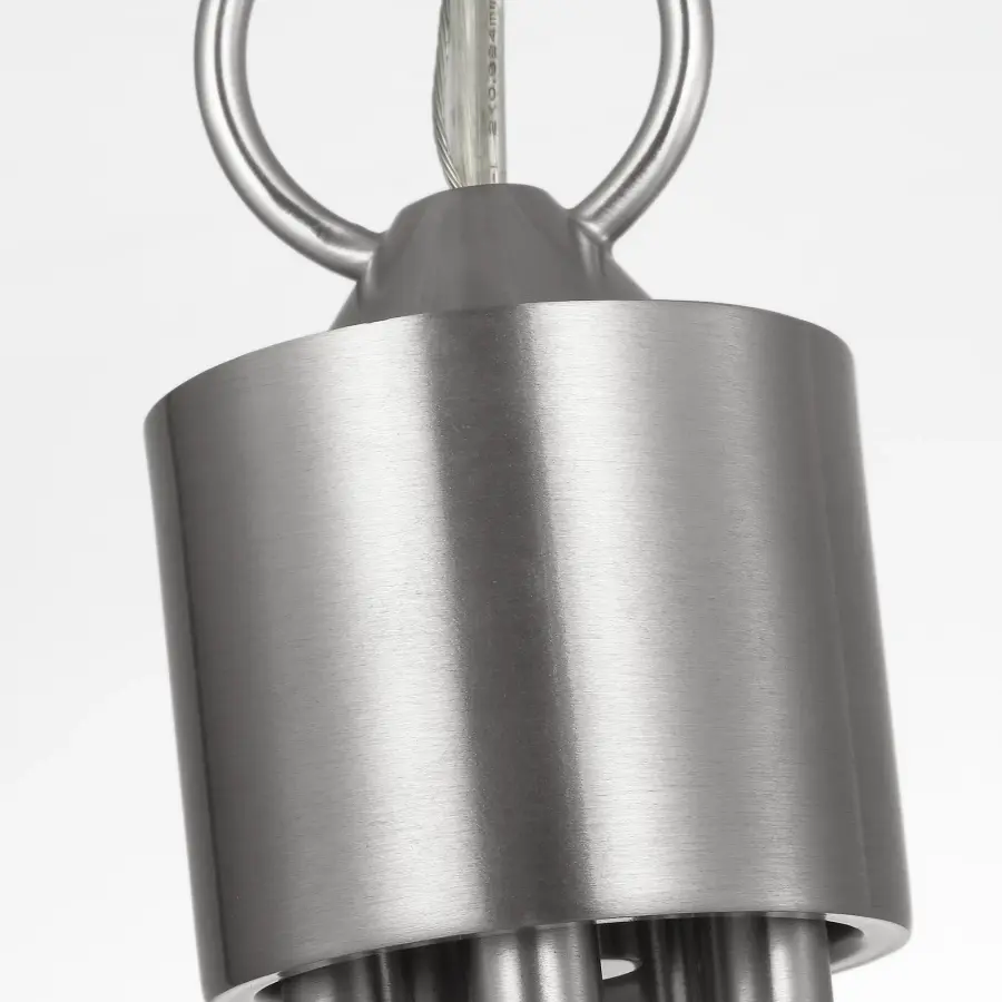 Miles Medium Chandelier in Brushed Nickel - Image 2