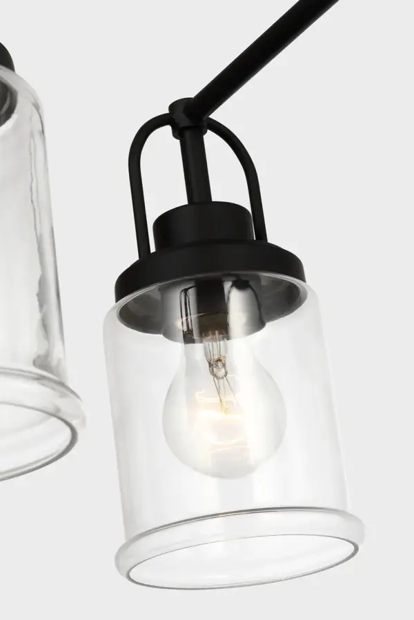 Anders Five Light Chandelier in Midnight Black - Image 3