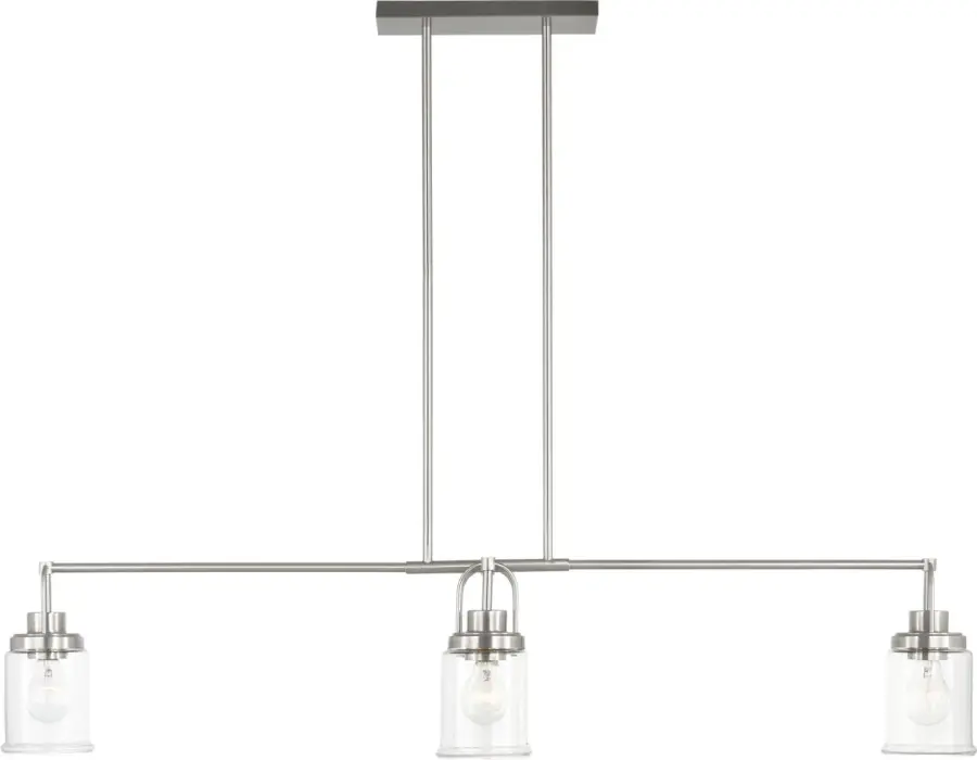 Anders Four Light Chandelier in Brushed Nickel - Image 3