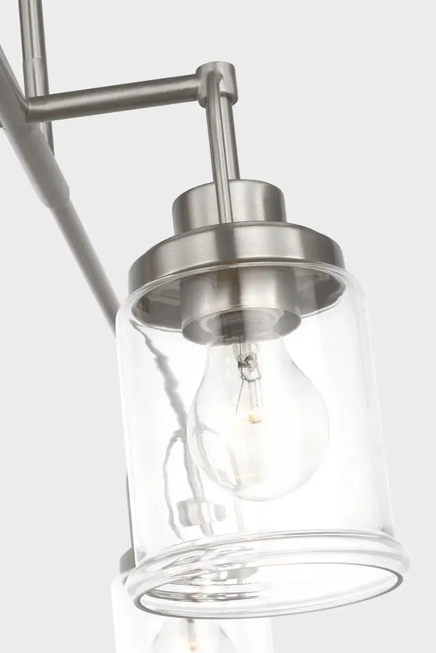 Anders Four Light Chandelier in Brushed Nickel - Image 5