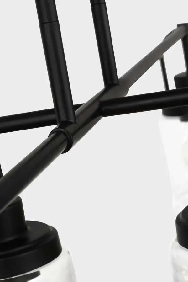 Anders Four Light Chandelier in Midnight Black - Image 5
