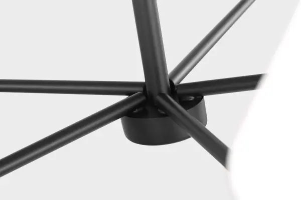 Mendota Five Light Chandelier in Midnight Black - Image 3