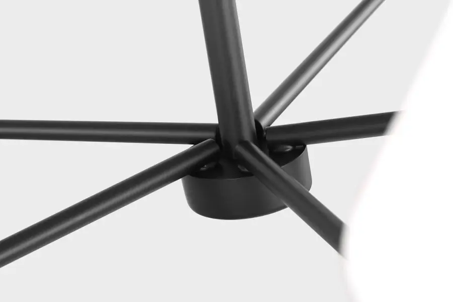 Mendota Five Light Chandelier in Midnight Black - Image 3