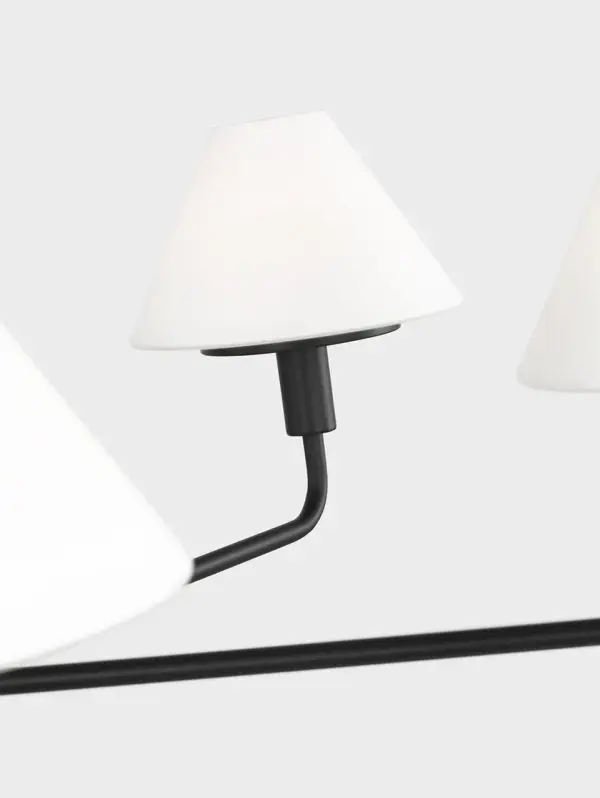 Mendota Five Light Chandelier in Midnight Black - Image 4