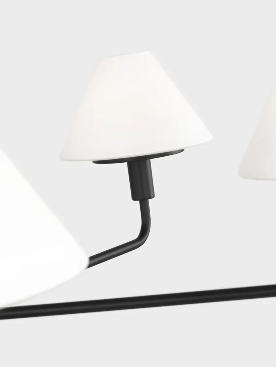 Mendota Five Light Chandelier in Midnight Black - Image 4