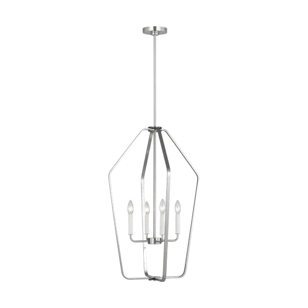 Kennan Four Light Chandelier in Brushed Nickel - Image 2