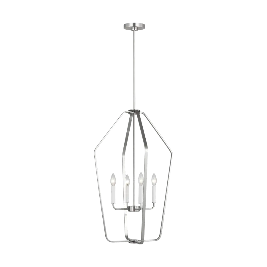 Kennan Four Light Chandelier in Brushed Nickel - Image 2