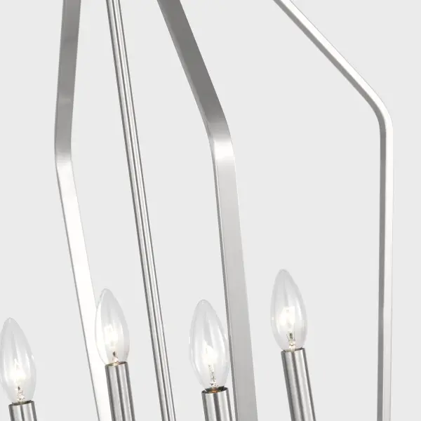 Kennan Four Light Chandelier in Brushed Nickel - Image 5