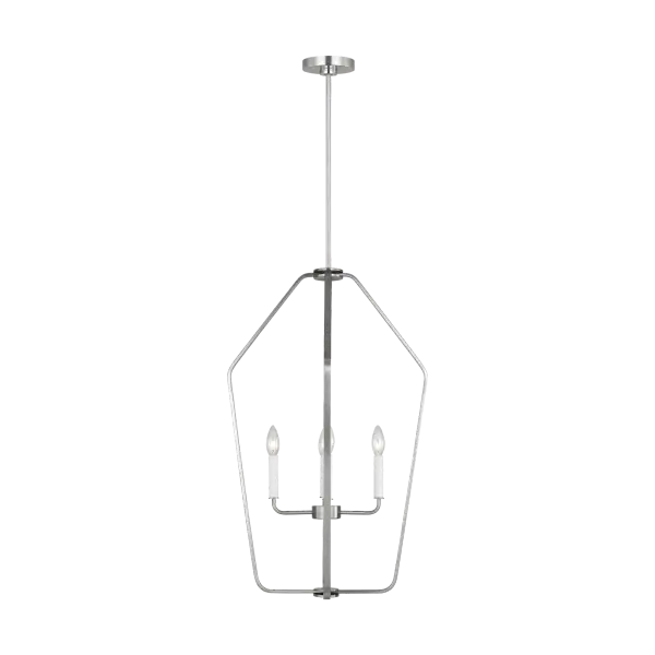 Kennan Four Light Chandelier in Brushed Nickel - Image 8