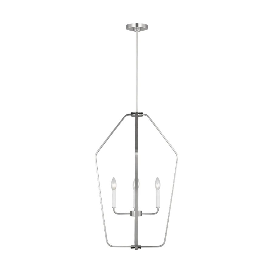 Kennan Four Light Chandelier in Brushed Nickel - Image 8