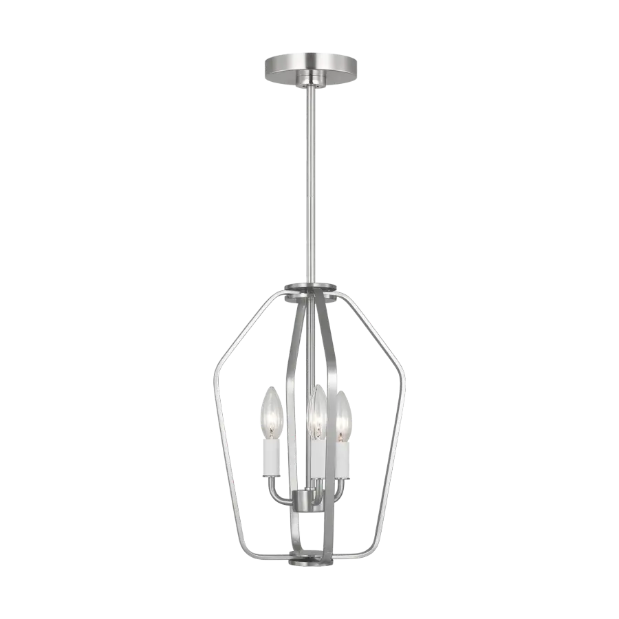Kennan Three Light Chandelier in Brushed Nickel - Image 2
