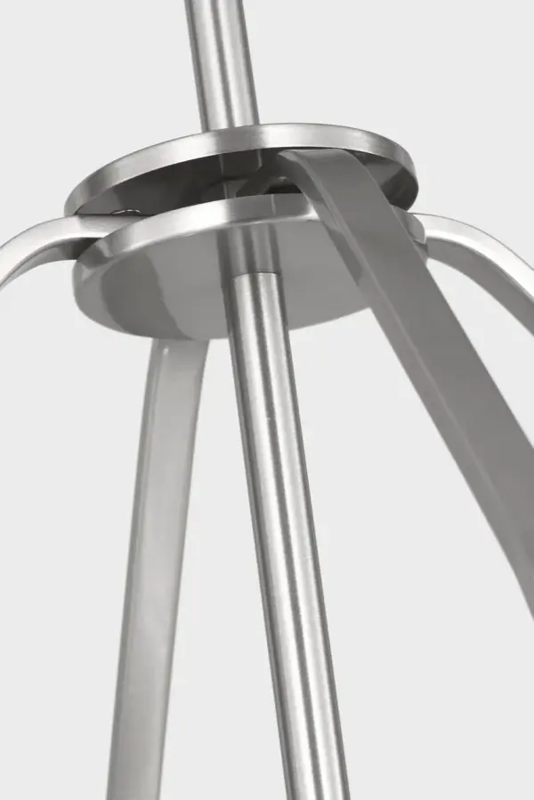 Kennan Three Light Chandelier in Brushed Nickel - Image 15