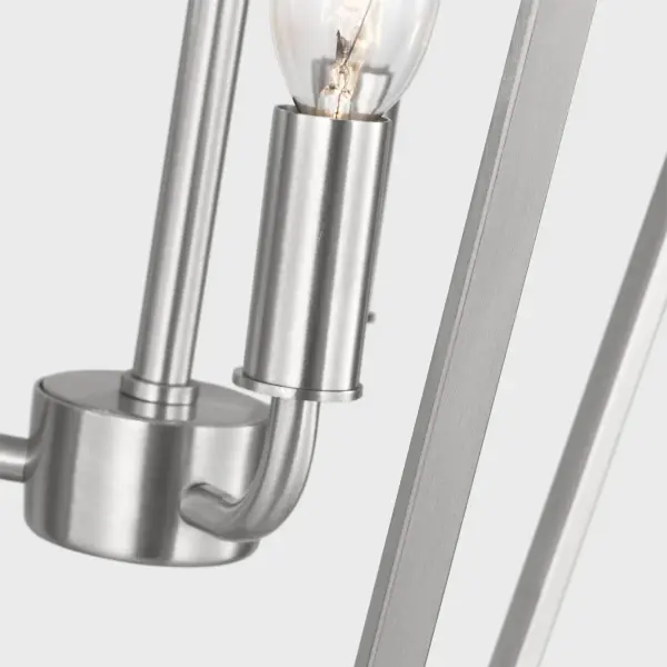 Kennan Three Light Chandelier in Brushed Nickel - Image 4