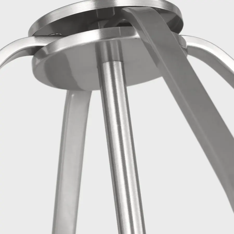 Kennan Three Light Chandelier in Brushed Nickel - Image 5