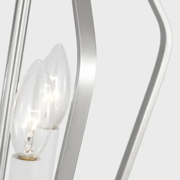 Kennan Three Light Chandelier in Brushed Nickel - Image 7
