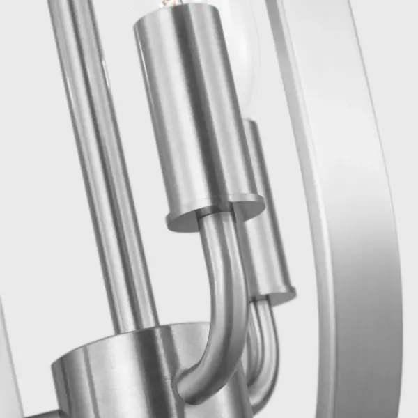 Loretto Three Light Chandelier in Brushed Nickel - Image 4