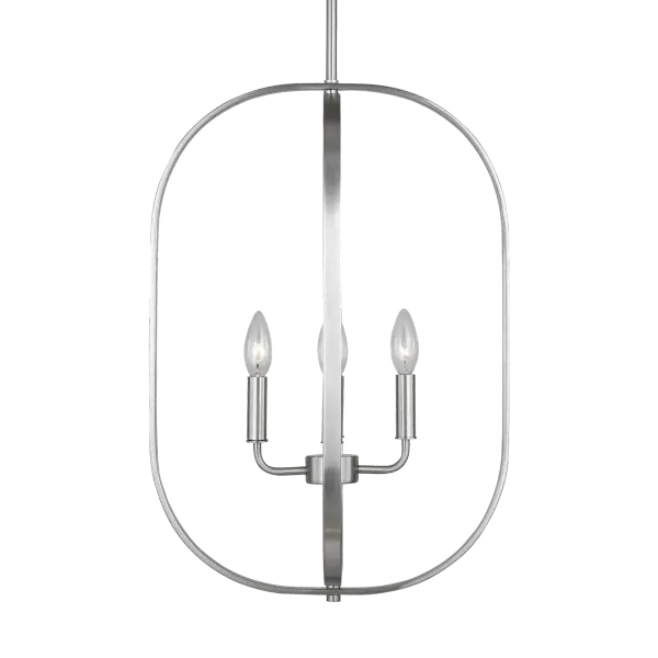 Loretto Four Light Chandelier in Brushed Nickel - Image 1