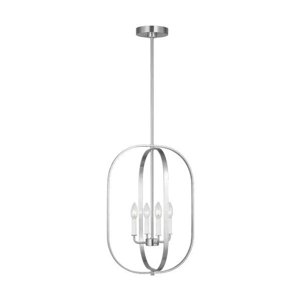 Loretto Four Light Chandelier in Brushed Nickel - Image 2