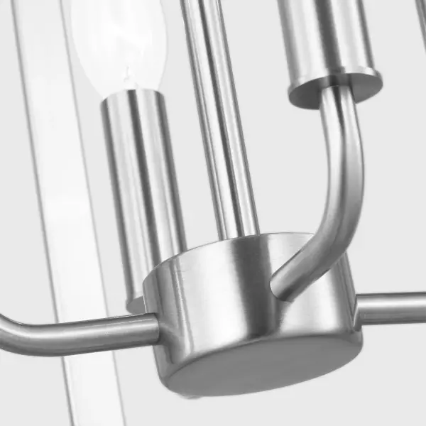 Loretto Four Light Chandelier in Brushed Nickel - Image 5