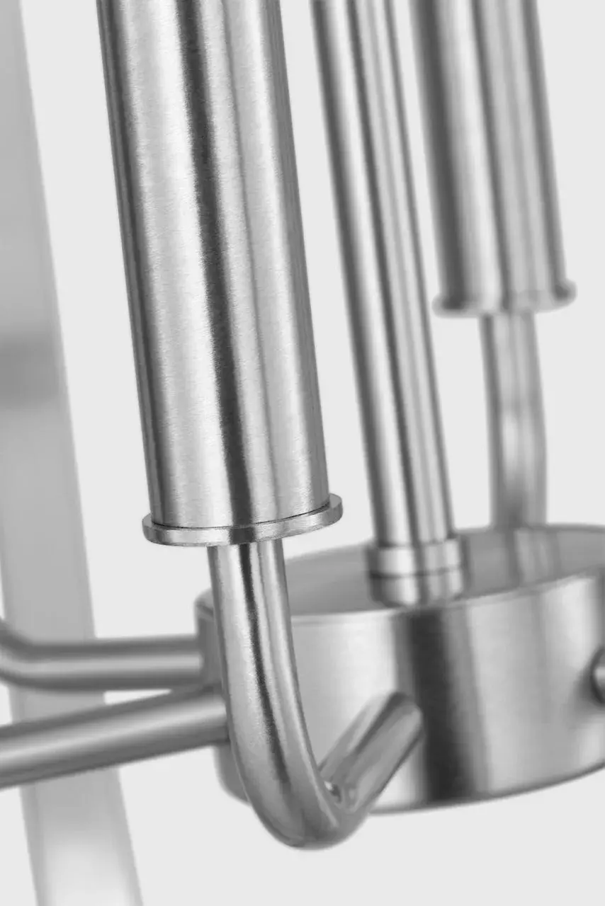 Loretto Six Light Chandelier in Brushed Nickel - Image 17