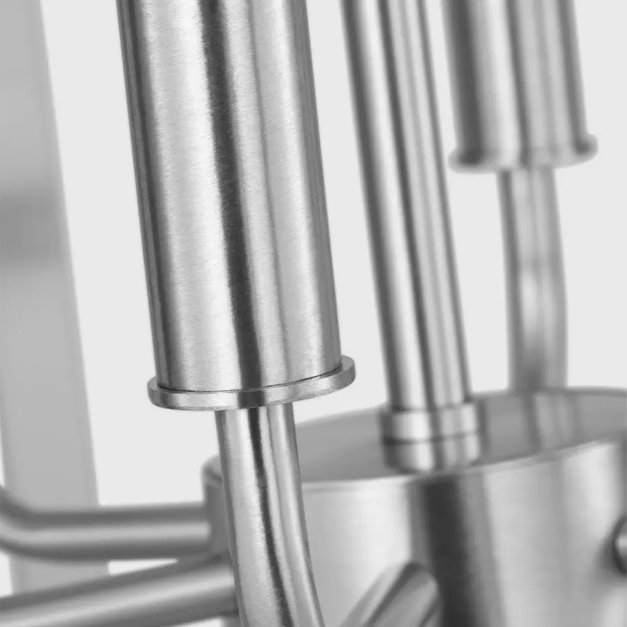 Loretto Six Light Chandelier in Brushed Nickel - Image 4