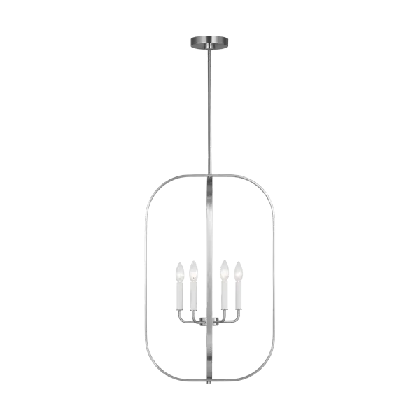 Loretto Six Light Chandelier in Brushed Nickel - Image 8