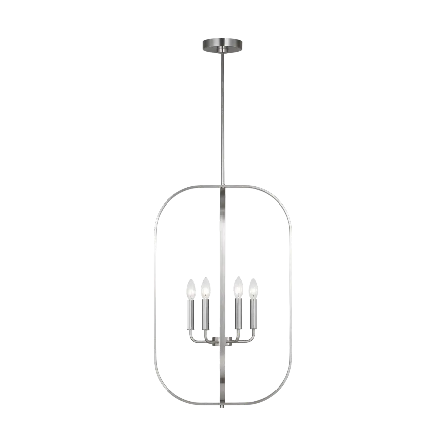 Loretto Six Light Chandelier in Brushed Nickel - Image 9