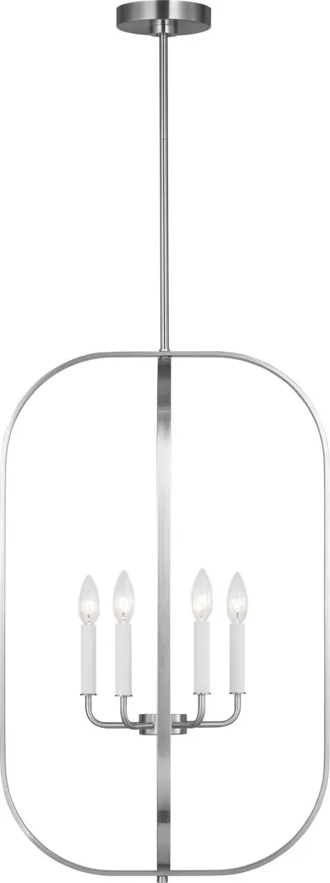 Loretto Six Light Chandelier in Brushed Nickel - Image 10