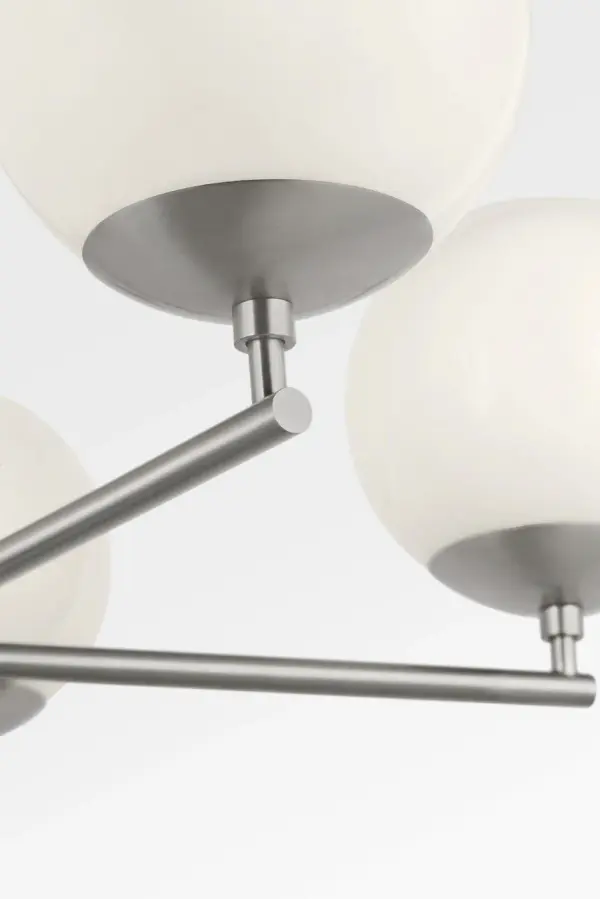 Nube Five Light Chandelier in Brushed Nickel - Image 6
