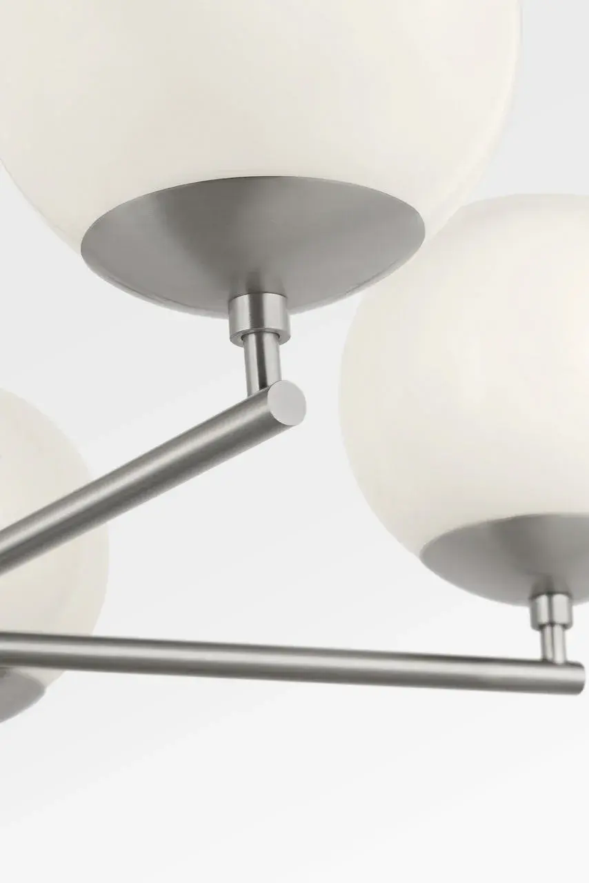 Nube Five Light Chandelier in Brushed Nickel - Image 6