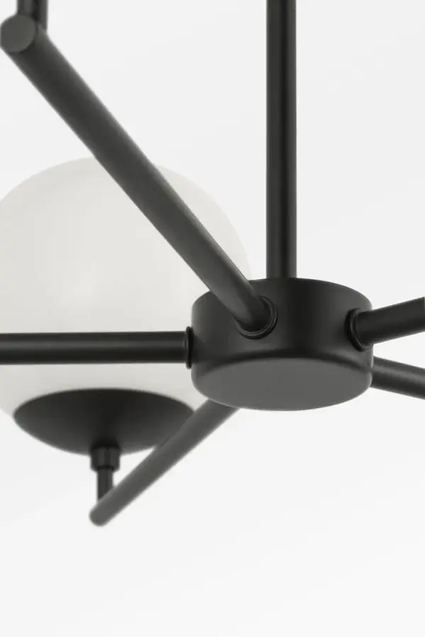 Nube Five Light Chandelier in Midnight Black - Image 2