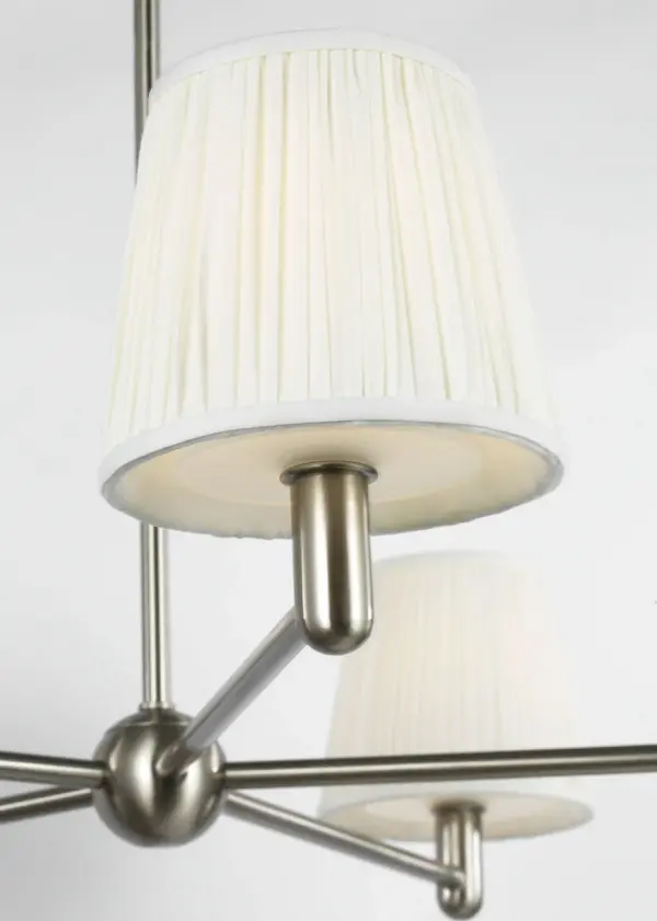 Vilera Five Light Chandelier in Brushed Nickel - Image 3