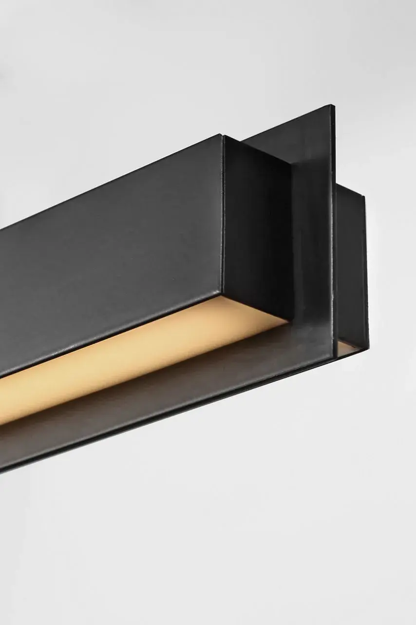 Aro 48" Linear Chandelier in Midnight Black - Image 4