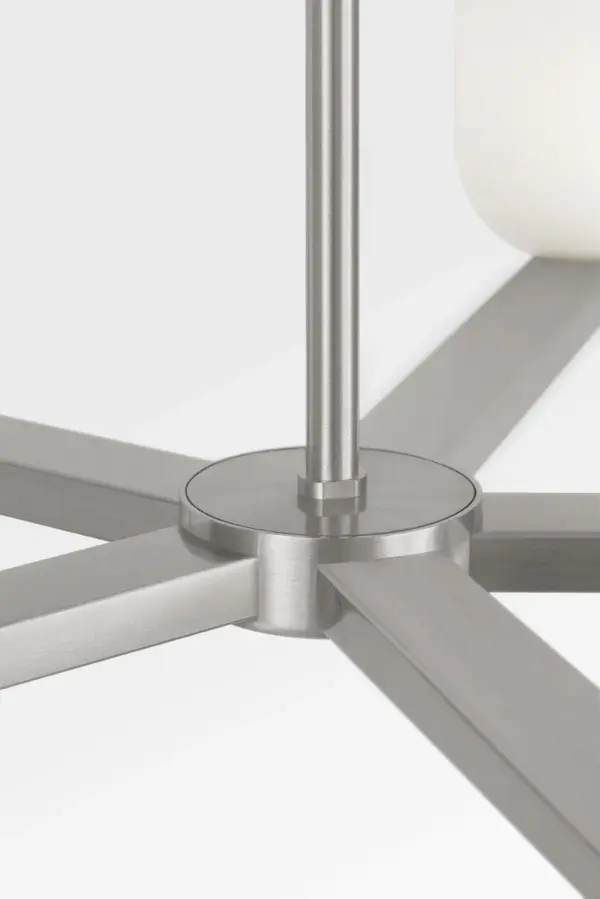 Neblina Five Light Chandelier in Brushed Nickel - Image 2