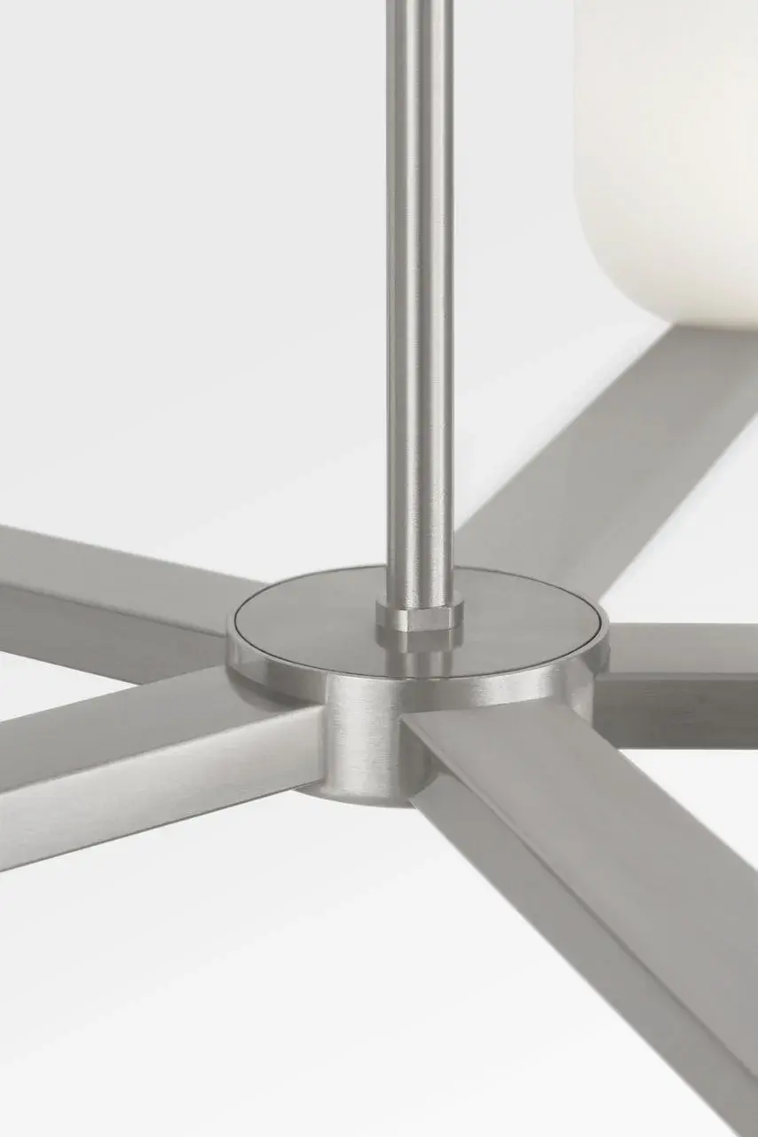 Neblina Five Light Chandelier in Brushed Nickel - Image 2