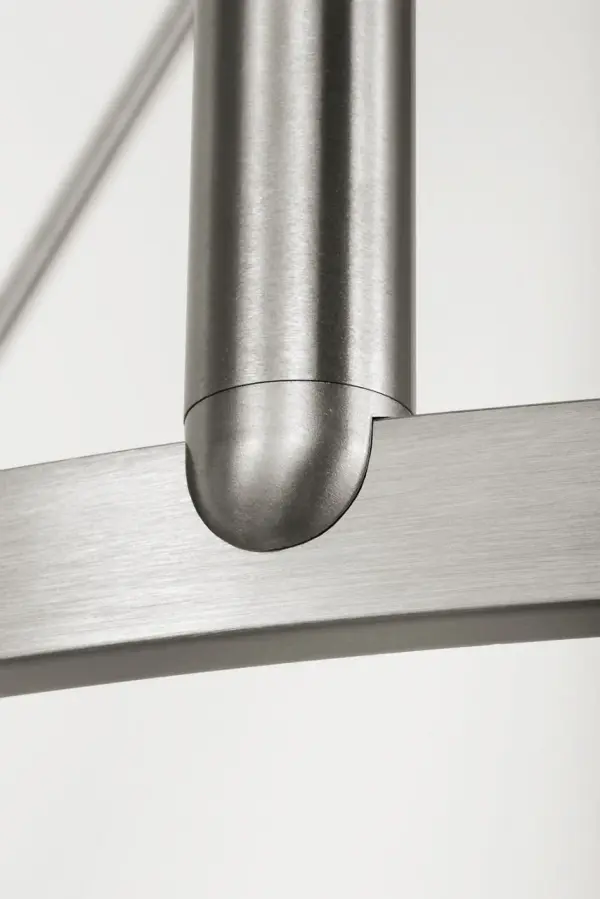 Mirla Six Light Chandelier in Brushed Nickel - Image 4