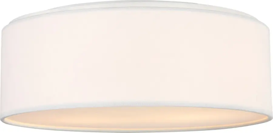 Larson Small Flush Mount in Matte White - Image 1