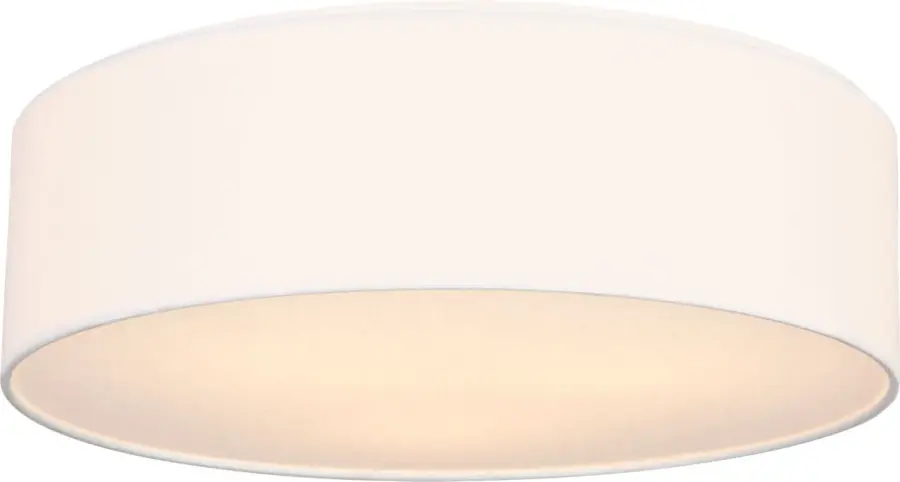 Larson Medium Flush Mount in Matte White - Image 2