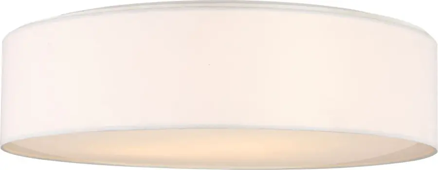 Larson Large Flush Mount in Matte White - Image 1
