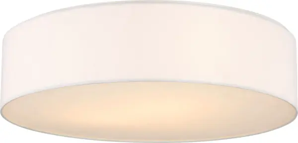Larson Large Flush Mount in Matte White - Image 4
