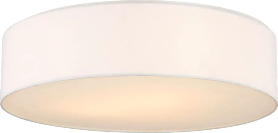 Larson Large Flush Mount in Matte White - Image 4