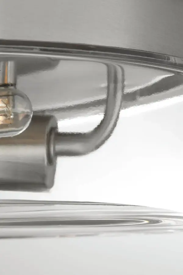 Rhett 12" Flush Mount in Brushed Nickel - Image 5