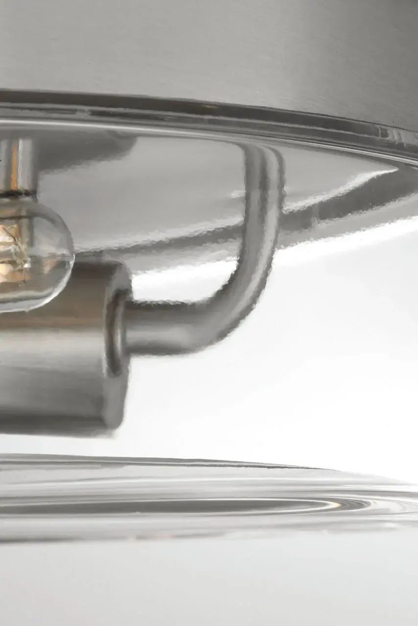 Rhett 12" Flush Mount in Brushed Nickel - Image 5