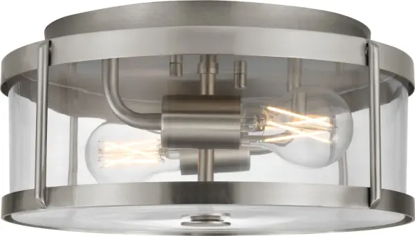 Lumra 13" Flush Mount in Brushed Nickel - Image 3