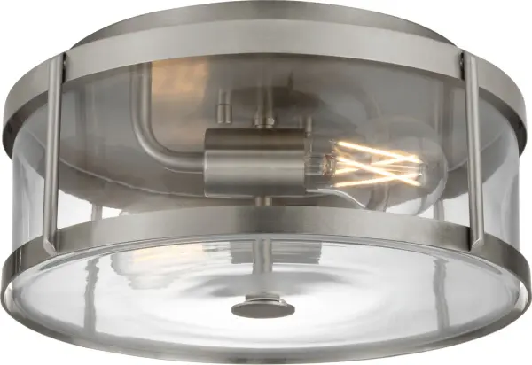 Lumra 13" Flush Mount in Brushed Nickel - Image 4
