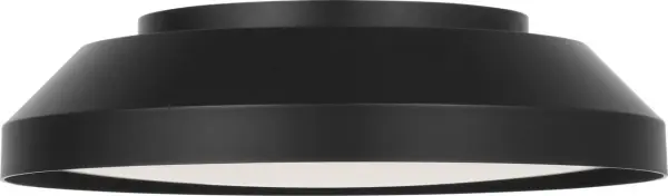 Nevado 12" LED Flush Mount in Midnight Black - Image 1