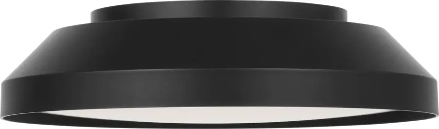 Nevado 12" LED Flush Mount in Midnight Black - Image 1