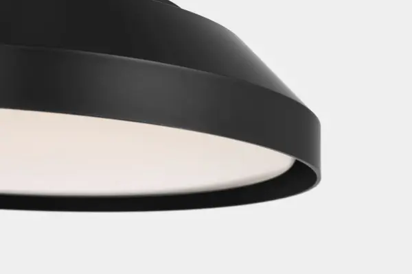 Nevado 12" LED Flush Mount in Midnight Black - Image 2