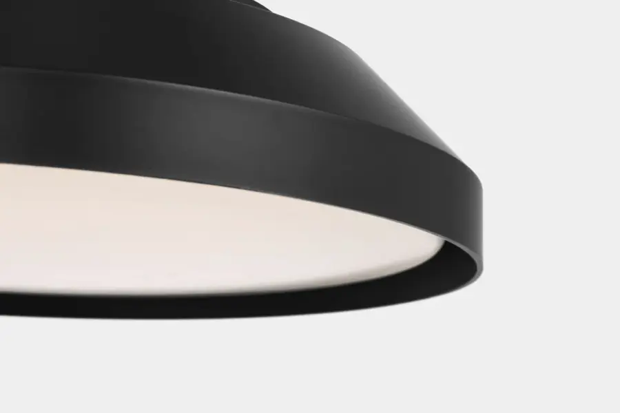 Nevado 12" LED Flush Mount in Midnight Black - Image 2